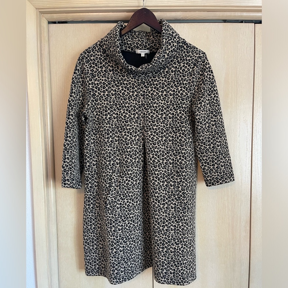 Tyler boe Kristen dress in animal print